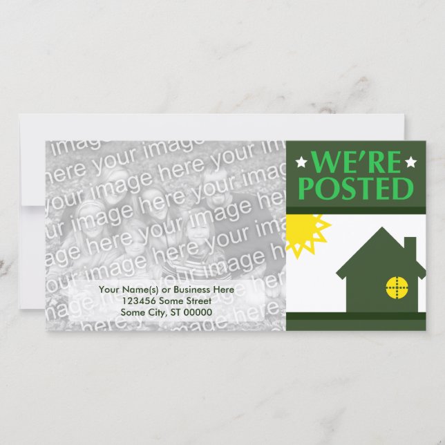 we're posted announcement : pop home (Front)