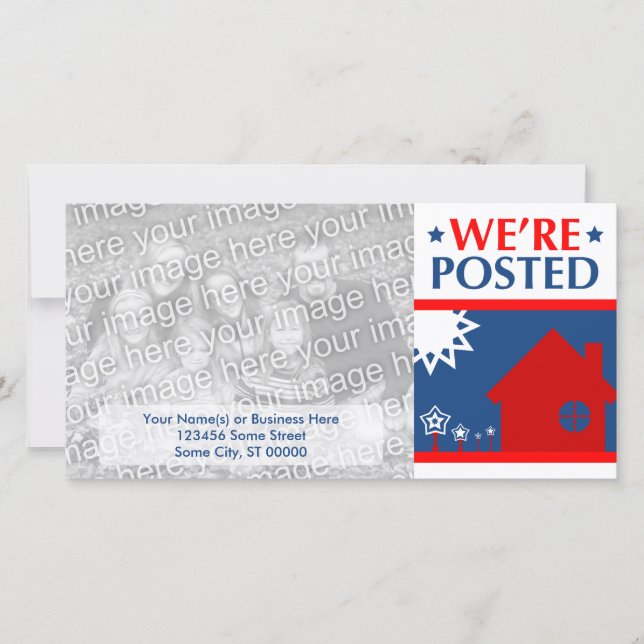 we're posted announcement : pop home (Front)