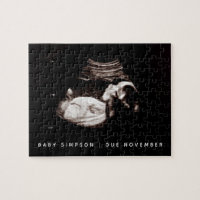 We're Pregnant Sonogram Pregnancy Announcement