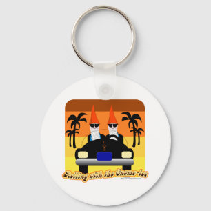 Were Rolling with the Gnom-ies Key Ring