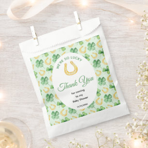 We're So Lucky Horseshoe St Patrick's Baby Shower Favour Bags