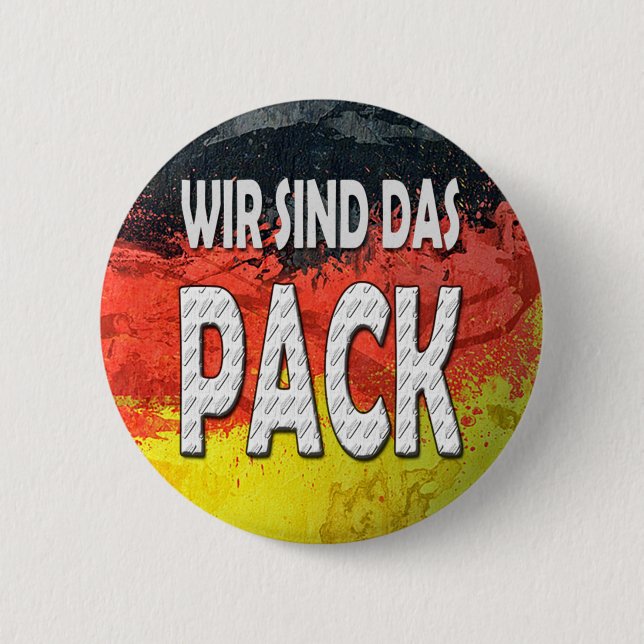 We're the pack 6 cm round badge (Front)