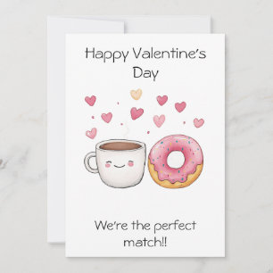 We're the Perfect Match! – Cute & Punny Valentine Card