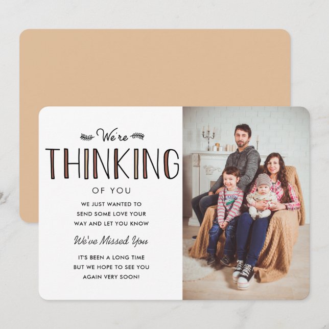 We're Thinking Of You (Front/Back)
