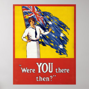 Were YOU There Then? (canvas) Poster