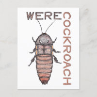 Werecockroach Postcard