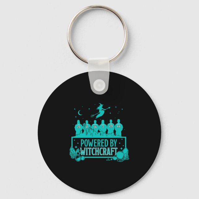 Wered By Witchcraft - Seattle Baseball Premium  Key Ring (Front)