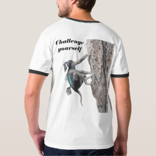 Wererat Girl Rock Climbing Sports Fantasy Shirt