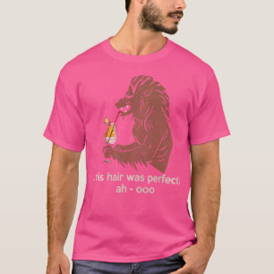 Werewolf At Bar Drinking Pina Colada His Hair Was T-Shirt