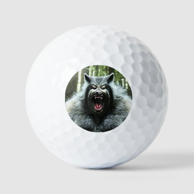 Werewolf Ate Whole Village value golf balls 12 pk (Front)