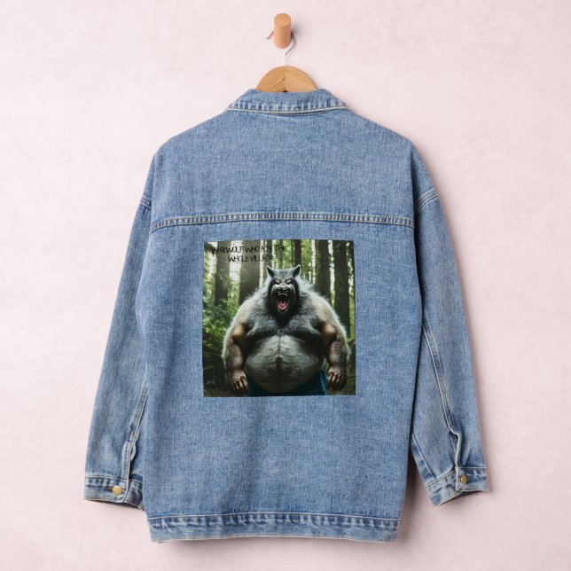 Werewolf Ate Whole Village women denim jacket (Hangar)