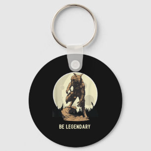 Werewolf Be Legendary Motivational Insrational Key Ring