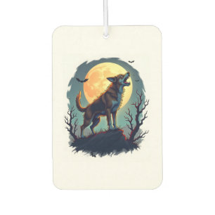 Werewolf Beagle Howl Car Air Freshener