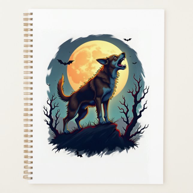 Werewolf Beagle Howl Planner (Front)