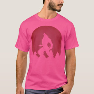 Werewolf Blood Red Moon Wolf Full Moon Boys Girls T-Shirt