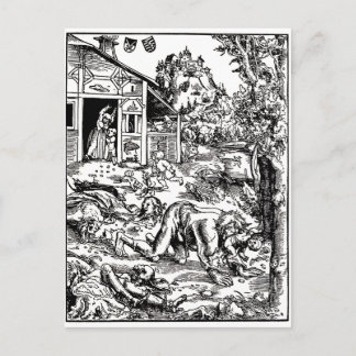 werewolf-clipart-8 postcard