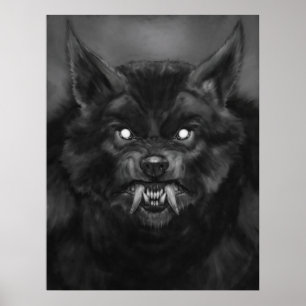 'Werewolf face' Posters