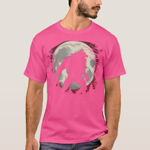 Werewolf Full Moon Creepy Monster Folklore T-Shirt