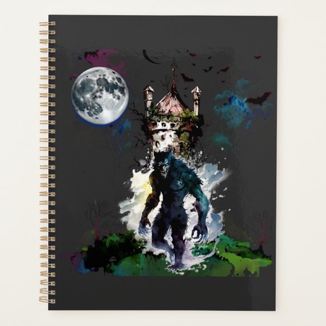 Werewolf Full Moon  Planner (Front)