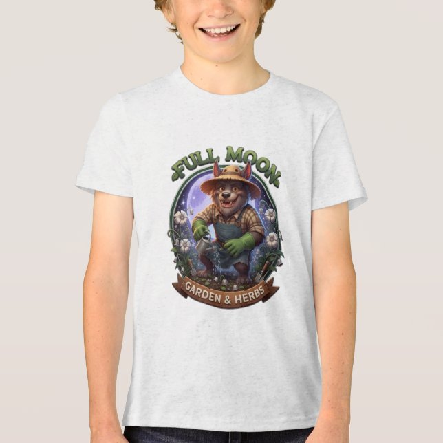 WEREWOLF GARDENER Tri-Blend SHIRT (Front)