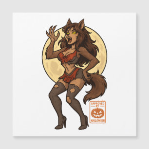 Werewolf Girl Cartoon