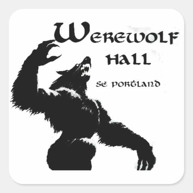 Werewolf Hall Stickers (Front)