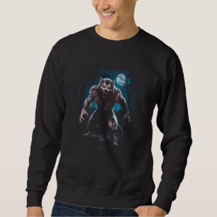 Werewolf Halloween Costume Scary Hunter Horror Sweatshirt