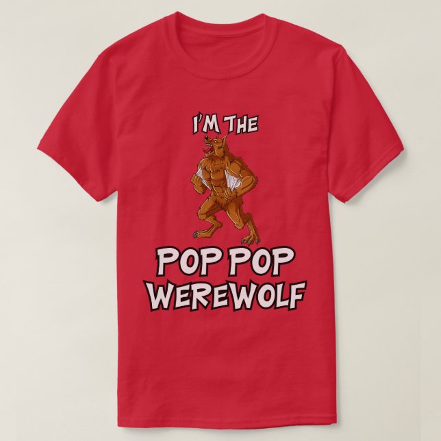 Werewolf Halloween Matching Family Costume T-Shirt (Design Front)