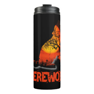 Werewolf Halloween Thermal Tumbler