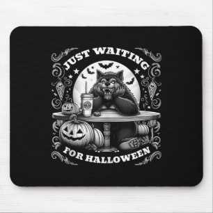 Werewolf Just Waiting For Halloween Spooky Scary N Mouse Mat