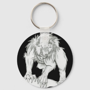 Werewolf Key Ring