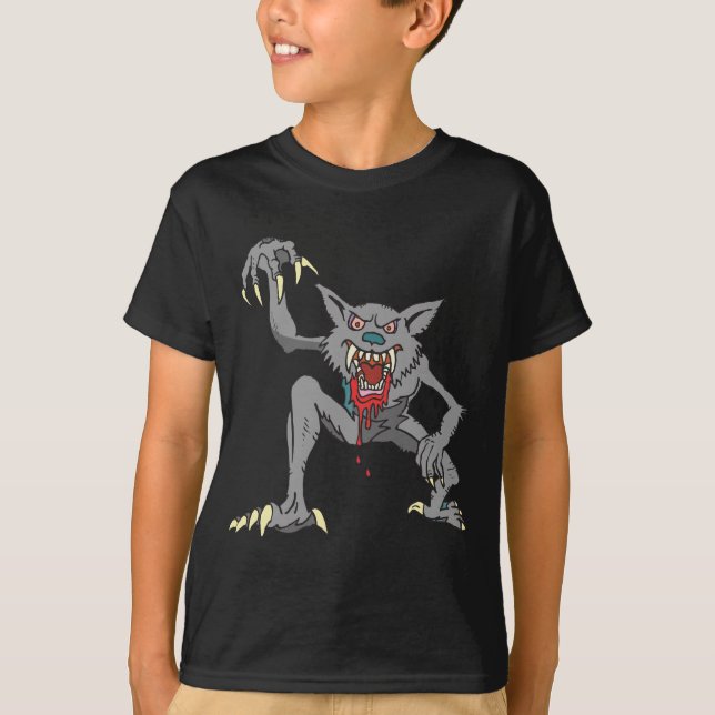 Werewolf Kids T Shirt (Front)