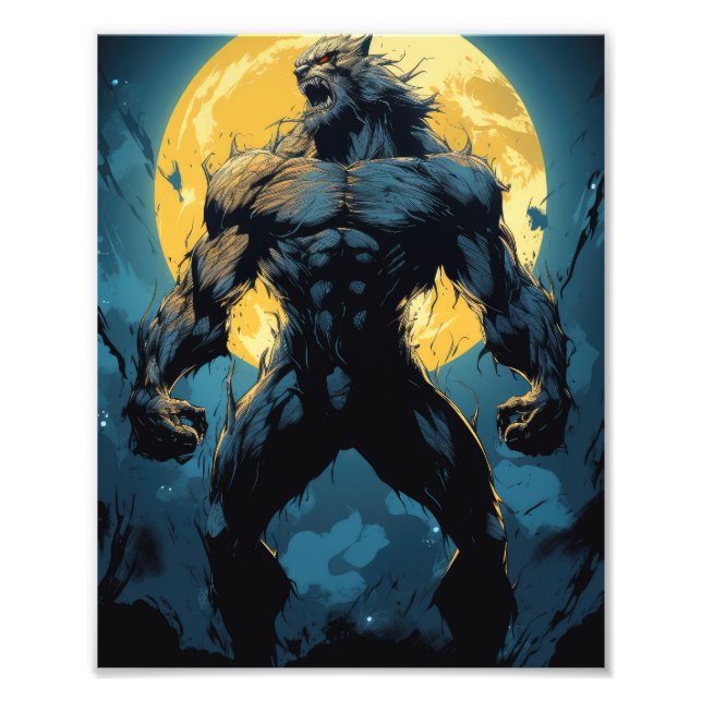 Werewolf Monster  Photo Print (Front)