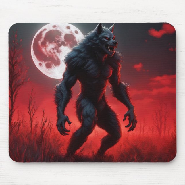 Werewolf Mouse Mat (Front)