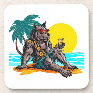 werewolf on vacation coaster