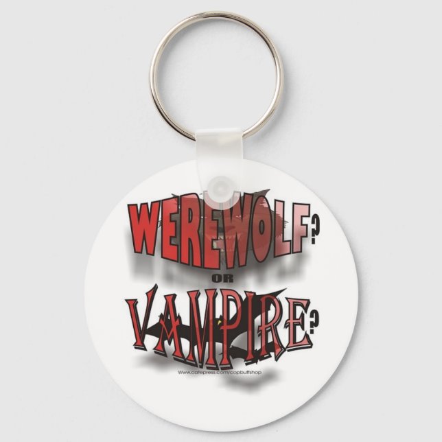 WEREWOLF OR VAMPIRE KEY RING (Front)