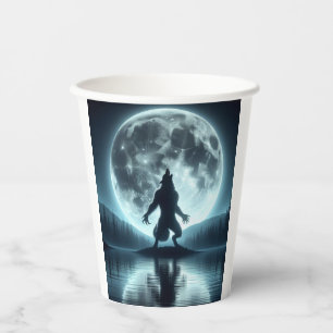 Werewolf paper cups