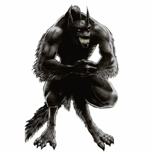 Werewolf Photo Sculpture (Front)