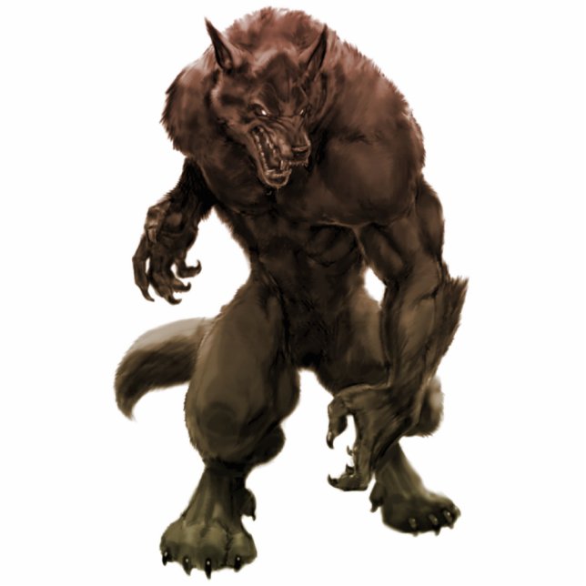 'Werewolf' PhotoSculpture/Cut outs Standing Photo Sculpture (Front)