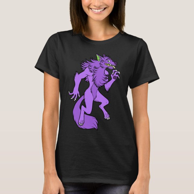 Werewolf purple T-Shirt (Front)