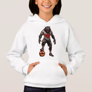 Werewolf Soccer Player Halloween Horror Art
