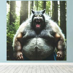 Werewolf Who Ate The Whole Village canvas print
