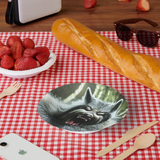 Werewolf Who Ate The Whole Village paper bowls Paper Plate (Picnic)