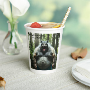 Werewolf Who Ate The Whole Village paper cups