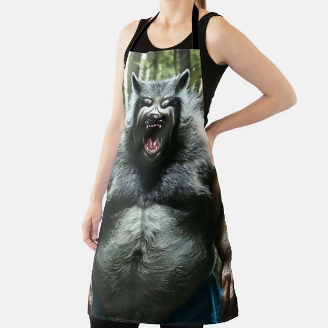 Werewolf Who Ate The Whole Village women apron (Insitu)
