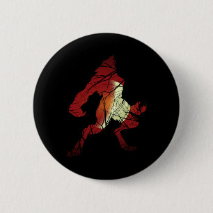 Werewolf Wolf Moon Werewolf Silhouette Halloween C 6 Cm Round Badge