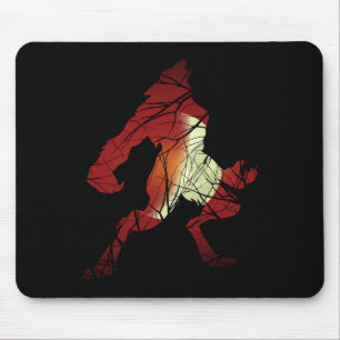 Werewolf Wolf Moon Werewolf Silhouette Halloween C Mouse Mat