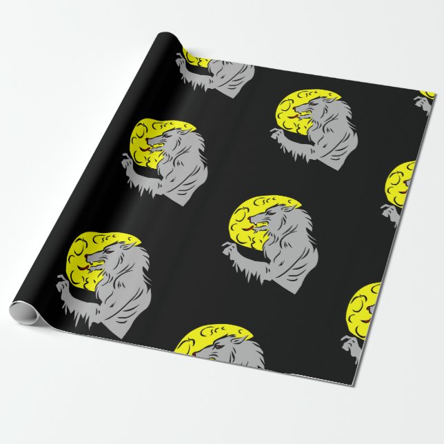 WEREWOLF Wrapping Paper (Unrolled)