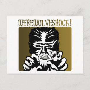 Werewolves Rock! #2 Postcard