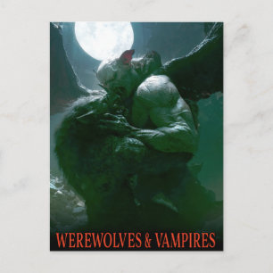Werewolves & Vampires - Dominence Postcard